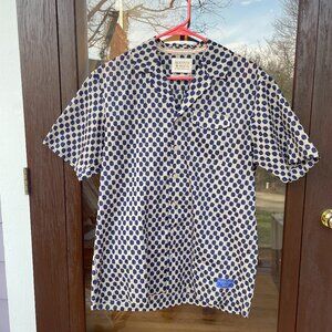Scotch & Soda Short Sleeve Button Down Shirt - MENS - Size M